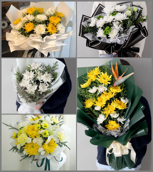 山东临沂沂水县泉庄镇白事花束代送